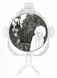 Cul-de-lampe, Illustration for Ernest Dowson