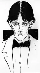Self portrait by Aubrey Vincent Beardsley