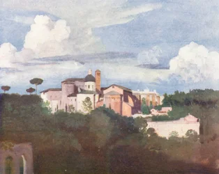 Rome: SS Giovanni e Paolo from the Palatine