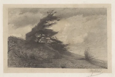 Landscape in Stormy Weather