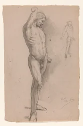 Male Nude, Front View