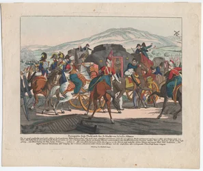 The Flight of Napoleon after the Battle of Waterloo