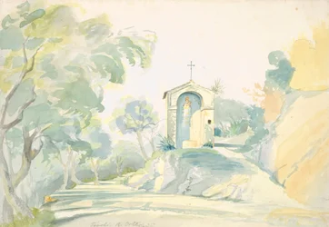 A Roadside Chapel near Tivoli, 1835