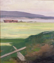 Landscape with a Stile, Norrland, Sweden