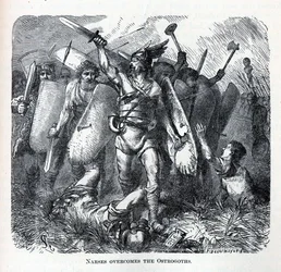 Narses Overcomes the Ostrogoths, 1882
