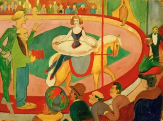 Circus Painting I: Equestrienne