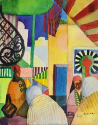 In the Bazaar, 1914