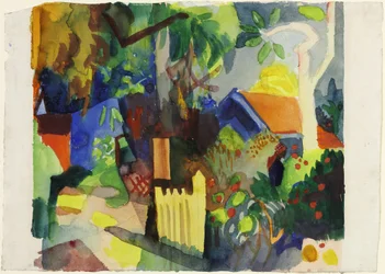 Landscape with a Light-Colored Tree