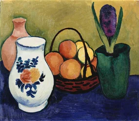 The White Jug with Flower and Fruit