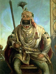 Portrait of Maharaja Sher Singh, In Regal Dress