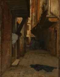 Street Fight in a Venetian Alley