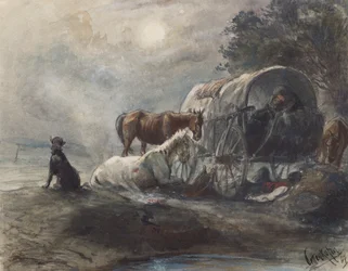 Overnight in the Covered Wagon