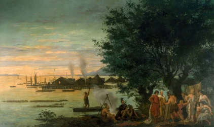 Pile Dwelling Village from the Bronze Age