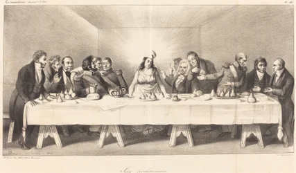 Revolutionary Scene: Parody on the Last Supper