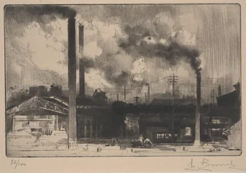 At the Creusot Works - the Steel Mills