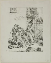 Schoolboys Fighting