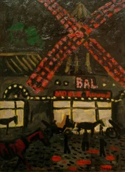 The Moulin Rouge, at Night