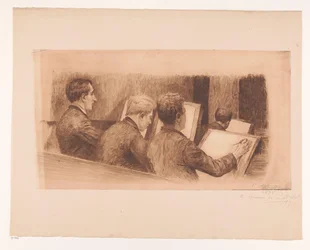 Lesson in the Drawing School