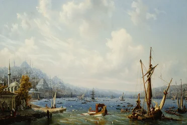 Boats on the Bosphorous, off Constantinople