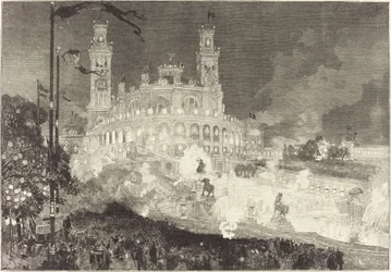14 July. Illumination of the Palais du Trocadéro