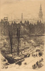 Amsterdam Seen from Victoria Hotel