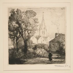 The Church of Jouy-le-Moutier (Seine-et-Oise)