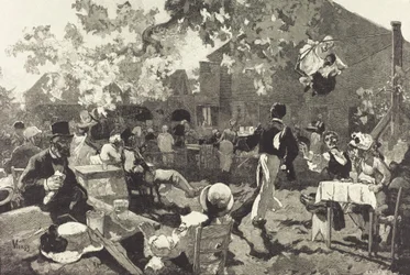 The Cabaret of the Capercaillie in the Woods of Meudon, 1888.