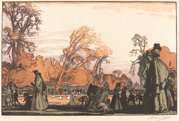 Pond in the Tuileries
