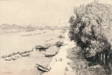 The Seine at the Pont National