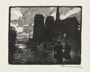 Notre Dame, Evening