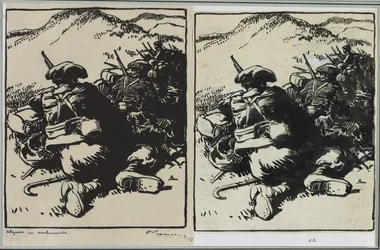 Alpine Troops in Ambush