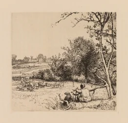 Auguste Lepère: The Overturned Apple Tree (Picardie)