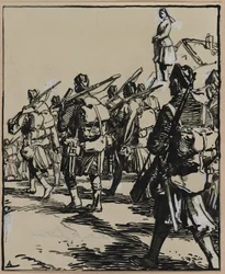 Battle of the Frontiers: Group of British Soldiers, 1914