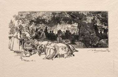 Cantine de la Mere Pichard, 1888