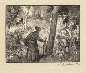Fontainebleau Forest: Mushroom Hunters at the Rocher Bernard
