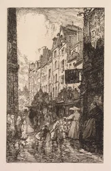 La Bièvre, Les Gobelins, Saint-Séverin: The Saint-Séverin Quarter: Rue des Prêtres Saint-Séverin