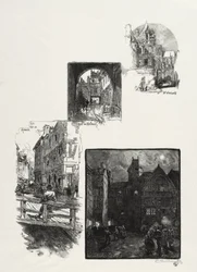 Rouen Illustrated: Rue des Charretes; Rue de Halage; Rue Eau de Robec; Place des Arts