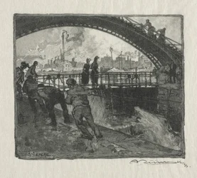 The Lock of the St. Martin Canal