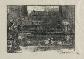Unloaders of Plaster Canal St. Martin