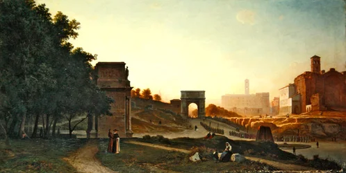 The Forum at Sunset, 1865