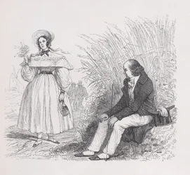 The Daughter of the People from The Complete Works of Béranger, 1836