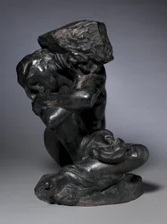 Fallen Caryatid Carrying Her Stone