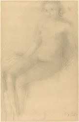 Seated Female Nude