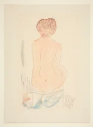 Seated Nude, Seen from the Back