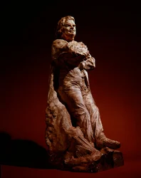 Study of Balzac in frock coat