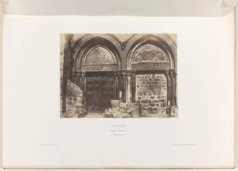 Main Portal of the Church of the Holy Sepulchre, Jerusalem
