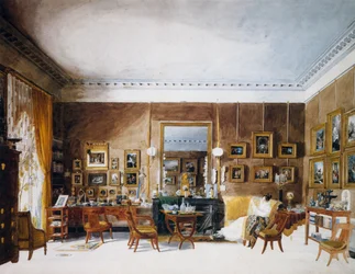 Living room of Duchess of Berry at Tuileries
