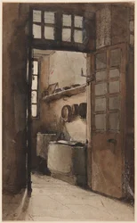 Kitchen Interior, c.1862