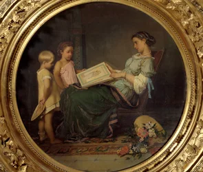 The Reading Lesson. 1854. Paris, Musee d