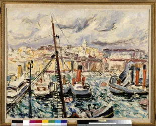 Tugs in the port of Marseille